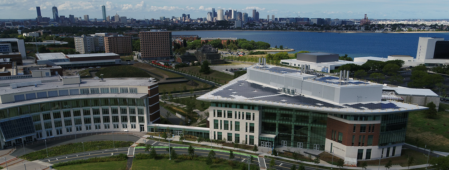 Solar rooftop at UMass Boston